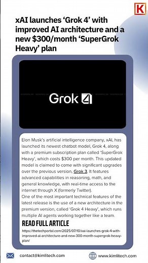 xAI Unveils Grok 4 & SuperGrok Heavy – The Future of AI is Here!