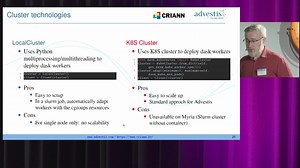 Accélération d'un algorithme de feature engineering en Python sur un cluster HPC avec Dask | Canal U