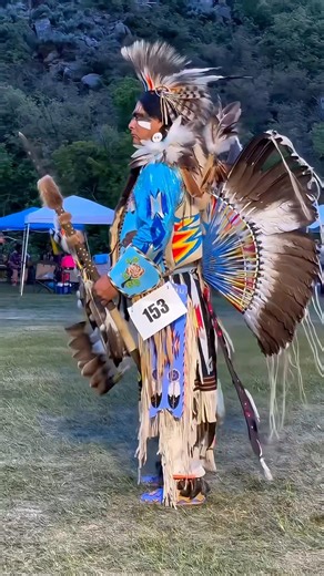 "I heard it on the wind..." Men's Traditional Dancer James Tone of the Shoshone Bannock #indigenous
