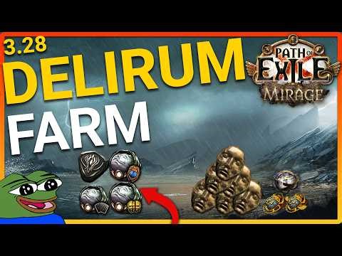 PoE 3.28 | Delirium Orb Farm on Strand | Path of Exile 3.28 Mirage