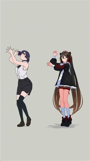 IRIS OUT - Reze Dance / YYB Miku-ma [MMD] #shorts #mmd #初音ミク