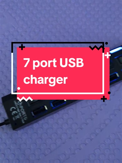 Say goodbye to charger wars forever 😩⚡ This beast has 7 PORTS — powers your phone 📱, tablet 💻, watch ⌚, earbuds 🎧 4 more at the SAME TIME! No more tangled nightmare under the desk 🐍→ clean, organized vibes only ✨ Fast charging, glowing LEDs, one single outlet = total game changer for families, gamers & WFH warriors 🔥 #tiktokmademebuylt #usb #charger #gadget