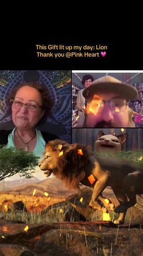 Pink Heart 💗, thank you for this wonderful Gift sent in my LIVE! I'll cherish this moment forever.@Pink Heart 💗 #tiktoklive #livehighlights #lion #livegift #lion
