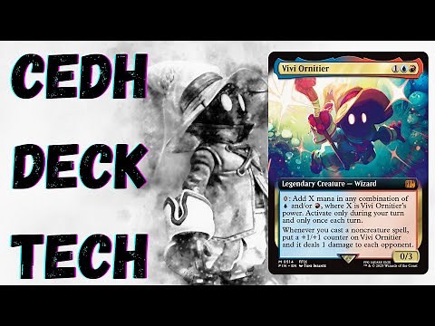 Vivi Ornitier cedh deck tech a curiosity storm commander