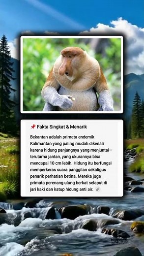 Fakta mengejutkan Tentang Bekantan