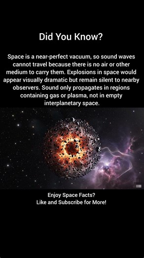 Why Explosions In Space Would Be Completely Silent?