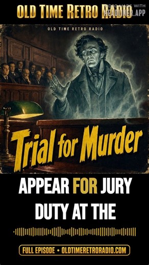 CBS Radio Mystery Theater - "Trial for Murder" (Old Time Radio, 1977) | CBS Radio Mystery...