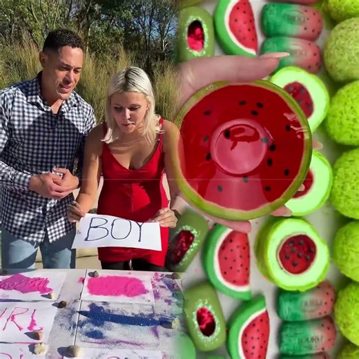 GLITTER Tic Tac Toe Reveals BABY! ✨💙💕 #shorts #couples