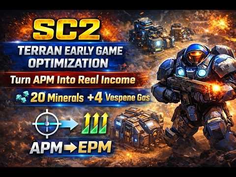 SC2 – Terran Guide – Early Game Optimization | Turn APM Into Real Income