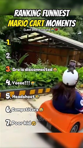 Ranking Funniest Mario Kart Moments 😂🏎️