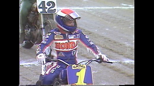 #ThrowbackThursday: Bubba Shobert's final American Flat Track victory - the 1988 DuQuoin Mile. Meet the legend himself this Saturday, April 28 at the Russ Brown Motorcycle Attorneys Texas Half-Mile presented by Al Lamb's Dallas Honda at Texas Motor Speedway! | American Flat Track