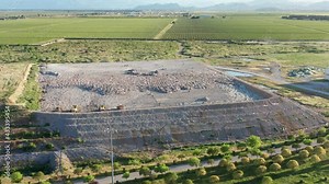 Sanitary landfill site - dumping ground where rubbish is dumped and treatment and disposal of garbage occurs, in order to eliminate industrial and municipal toxic waste and protect the environment.