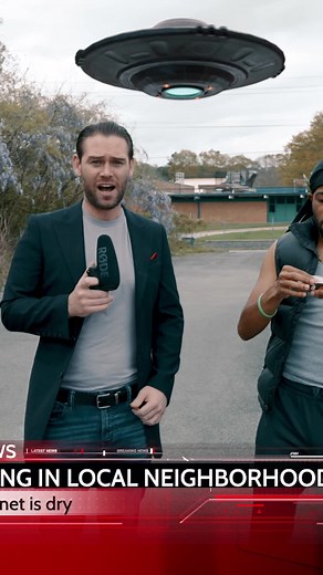 Alien encounters in the hood 👽🛸 #comedy #reelsviral #UFO | FUNarios