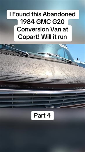 I Found this Abandoned 1984 GMC G20 Conversion Van at Copart! Will it run
