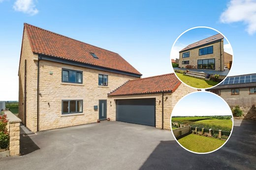 Inside most expensive Purple Bricks home in region with 5 bedrooms and lush views