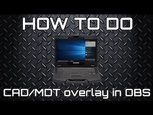 How to add MDT computer overlay in OBS