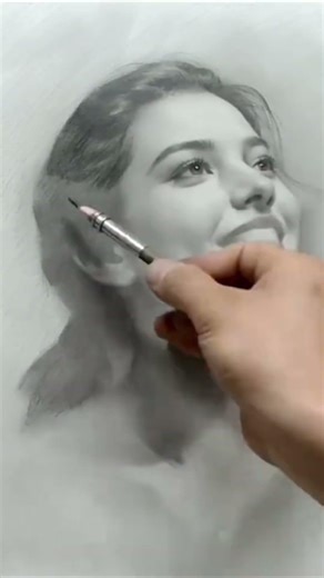 Girl Drawing #drawing #charcoaldrawingtutorial #girlfacedrawingpencil #girldrawing #portraitdrawing