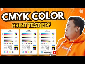 FREE CMYK COLOR TEST PRINT PAGE | PDF READY TO PRINT | PRINTER MAINTENANCE