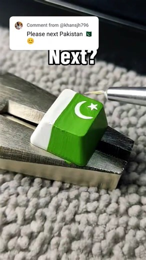 Drawing P for Pakistan 🇵🇰 but on my custom keyboard! #pakistan #drawing #keycaps #keyboard
