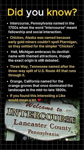 Strange Origins Of US City Names