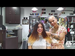 61 Isa: long, baldfront, bob, headshave, brows, faceshave