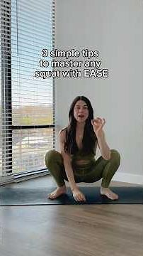 Squats made EASY. #yoga #shorts