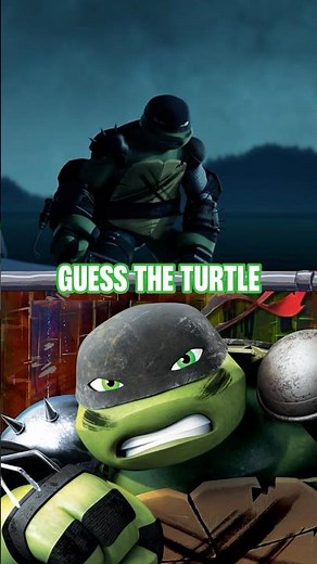 guess the ninja turtles with BLACK masks! | TMNT #shorts