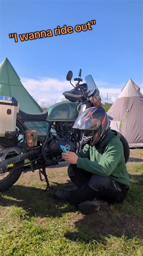 I just want a riding buddy sometimes 😢 #sketch #biker #silly #funnytiktok #motorbike