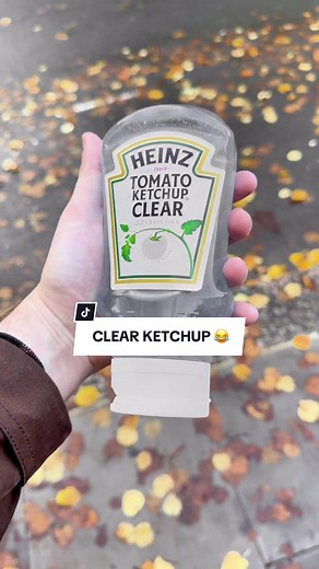 Discover Clear Ketchup: A Tasty Prank in Stores!