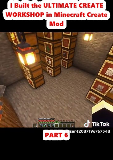 I Built the ULTIMATE CREATE WORKSHOP in Minecraft Create Mod (6)