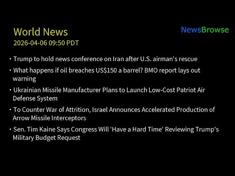 Trump to hold news conference on Iran after U.S. airman's rescue