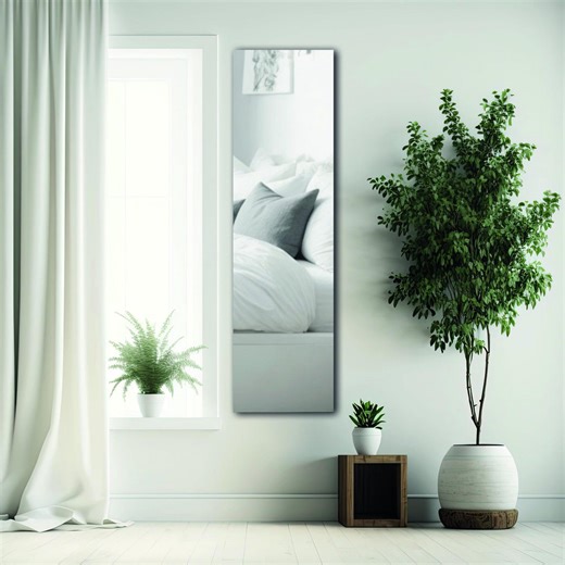 Frameless Rectangular Wall Mirror: Unframed Contemporary No Frame Full-length Floor Mirror - Etsy