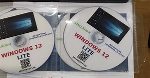 Đây là Windows 12 Lite đang được bày bán tại hội chợ máy tính