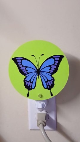 Butterfly Night Light | Novelty Lamp Gift | Kids Room Decor | Aesthetic Soft Warm Glow | Happy Mood | Plug in Night Light | Lamp - Etsy