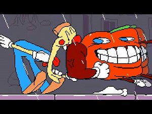 Pepperman & Peppino VS Pizza Tower Bosses [Pizza Tower mods Gameplay]