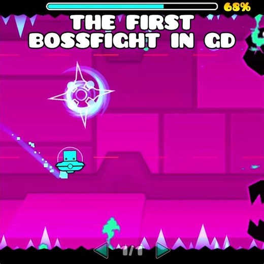 The First Geometry Dash Bossfight [Geometry Dash Short]