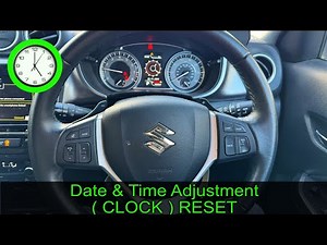 How to change the time on the 2020 Suzuki Vitara