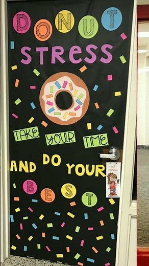 #8 Classroom door decoration ideas😍 #diy