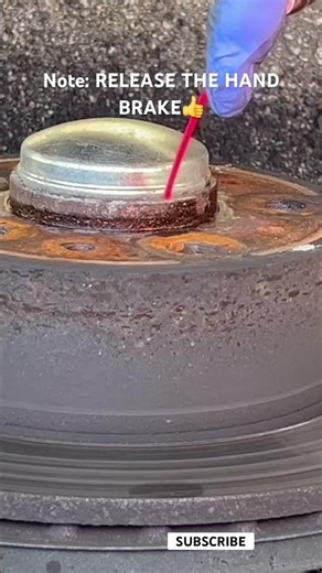 REMOVE REAR ROTOR #automobile #diy