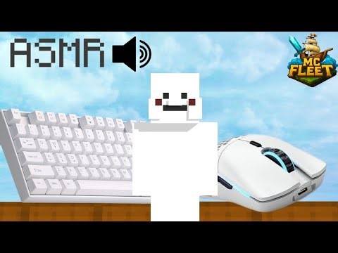 Thocky Keyboard & Mouse ASMR Sounds | Relaxing | mcfleet Bedwars