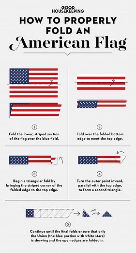 Exactly How to Fold an American Flag When You're Ready to Store It