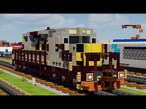 Minecraft Unstoppable AWVR 7375 7346 SD40-2 Tutorial