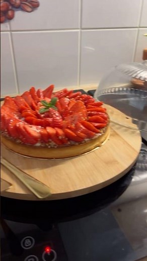 Tarte aux fraise #recette_facile_et_rapide