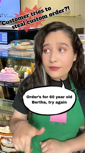 Woman tries to steal someone else's custom order?! 🩰 (Part 1) #nicolemariedlc #nicoledelacruz #comedy #drama #skit #pov #funny #music | Nicole de la Cruz