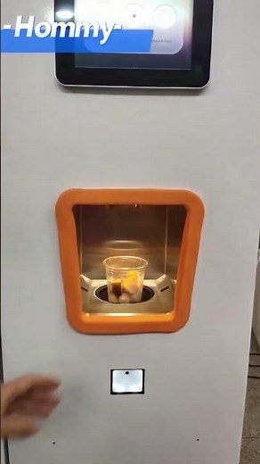 Smoothie vending machine testing in factory, Smoothie vending machine manufacturer