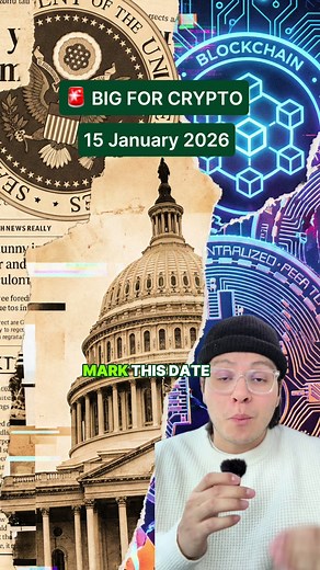 Jan 15 Senate vote on crypto regulation #crypto #marketupdate #bitcoin #regulation #finance