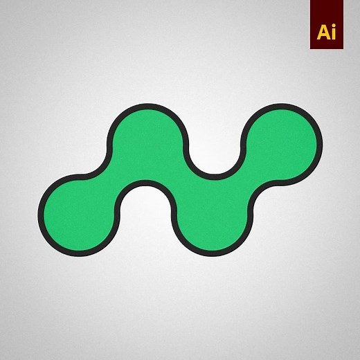 A simple Metaball Design in Adobe Illustrator