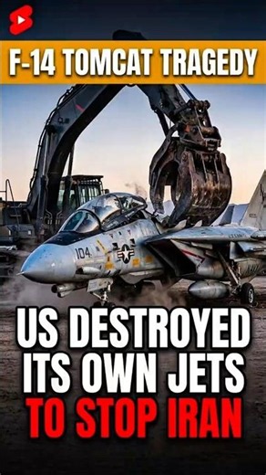 Why the US Navy Sent Every F-14 Tomcat Through a Shredder 🛠️ #F14
