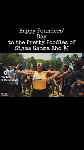 S/o to the Poodles! Happy Founders’ Day! 💙💛 #sgrhoupdates #sgrho1922 #sgrho #sigmagammarho | My Greek Boutique