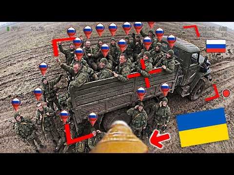 Ukrainian FPV Wiped Out a Russian Convoy Full of Troops and Equipment! Then This Happened...